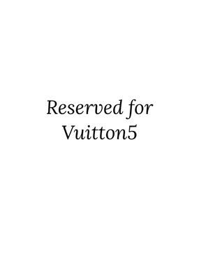Reserved Listing